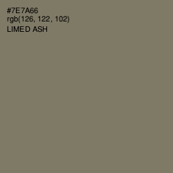 #7E7A66 - Limed Ash Color Image